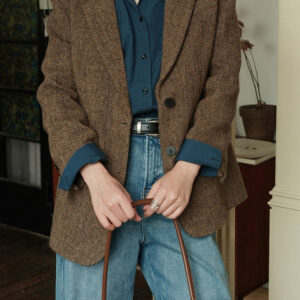 Classic Wool Blend Blazer