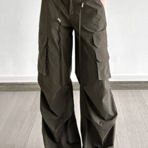 Retro Street-Style Loose-Fit Cargo Pant