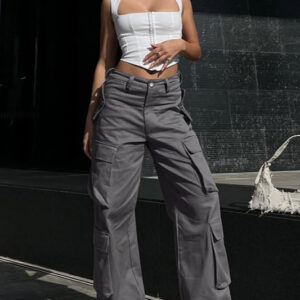 High-Street Relaxed Fit Multi-Pocket Cargo Pant